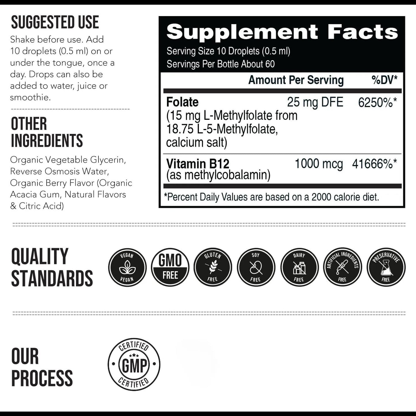 Kids L-Methylfolate B12 Drops